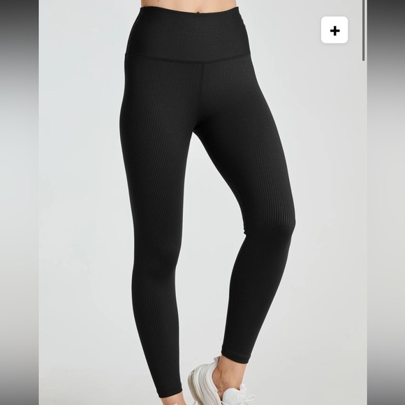Year of Ours Black Ribbed Active Leggings Women’s Sz Medium Athletic Yoga - Picture 7 of 7